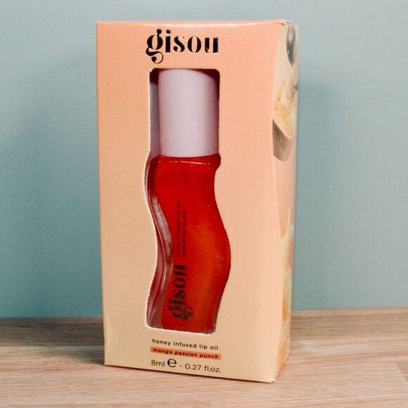 Gisou Honey Infused Lip Oil Mango Passion Punch 8ml 0.27 Fl Oz - Picture 7 of 8